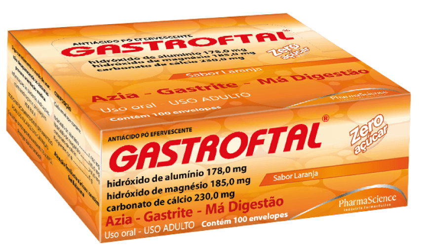 Remédio para azia - Gastroftal - PharmaScience Indústria Farmacêutica